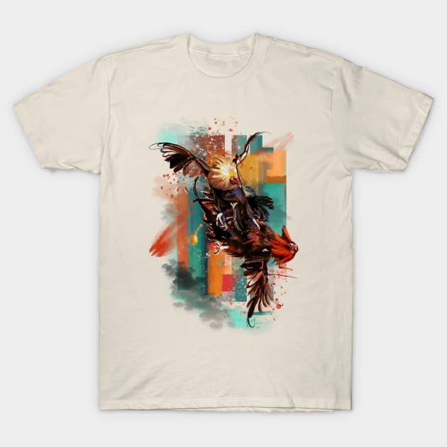 Fighting T-Shirt by AmyCNicholls